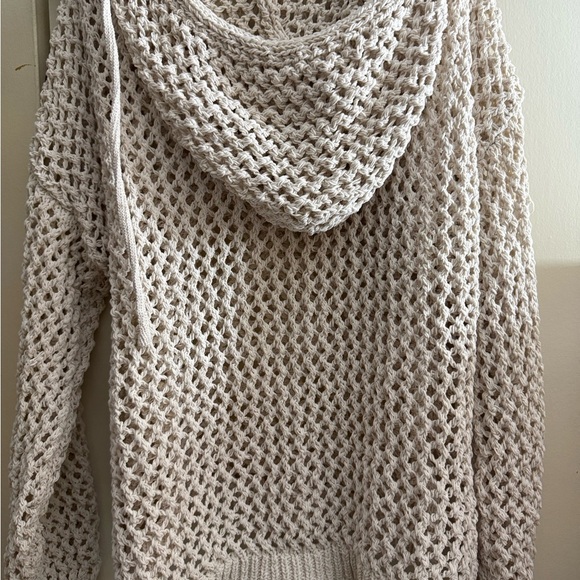 Nicole Miller Crochet Long Sleeve Cover-Up Top - Picture 3 of 5